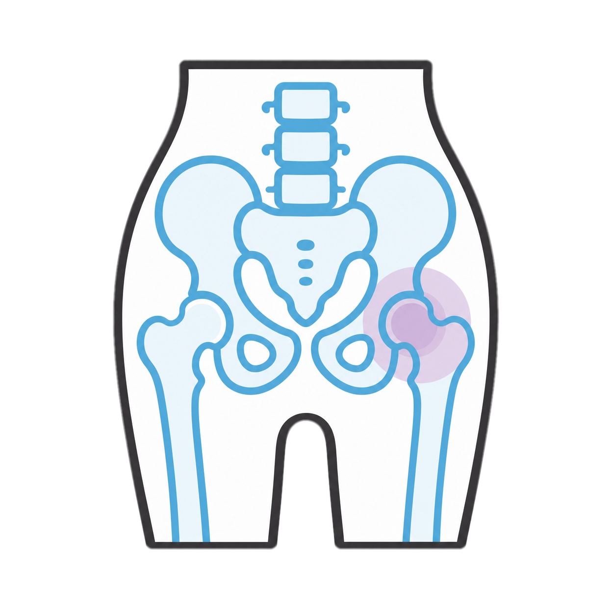 Home 5 hip pain icon