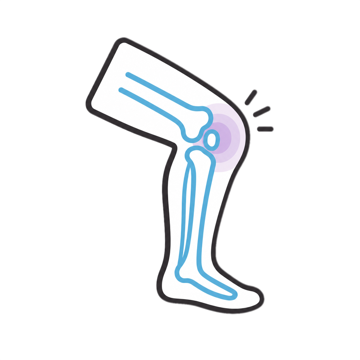 Home 3 knee pain icon
